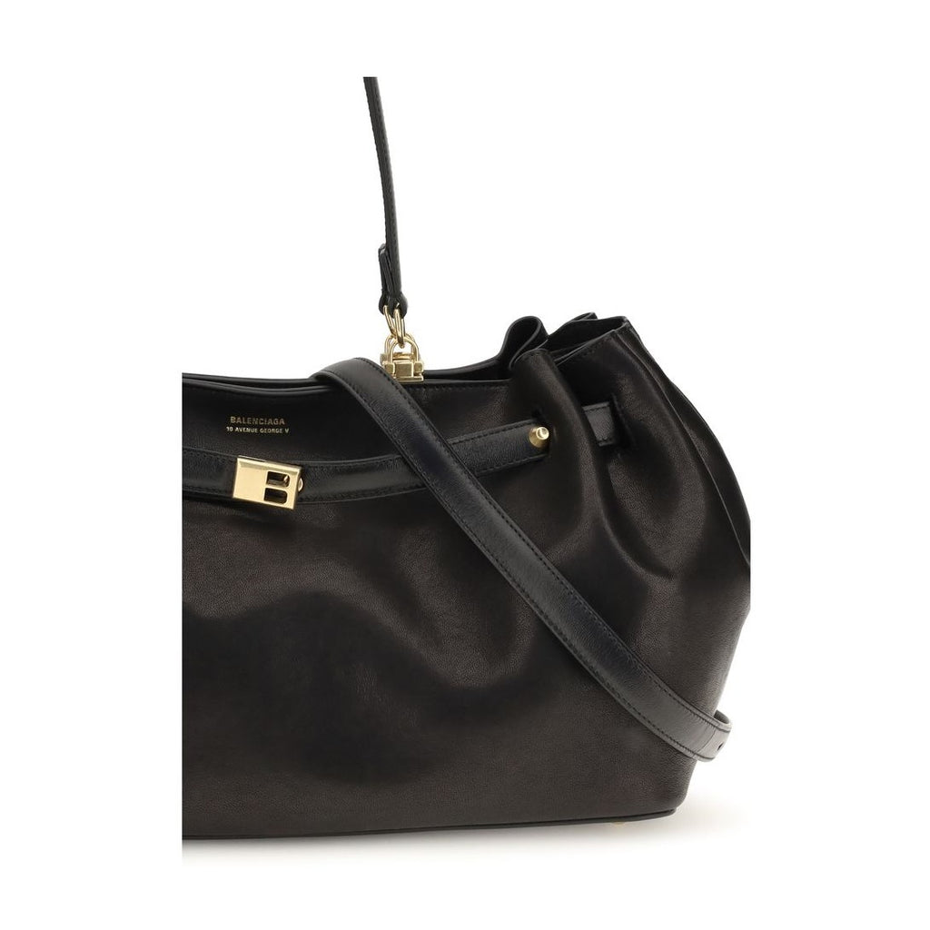 Black Calf Leather Bos Taurus Shoulder Bag