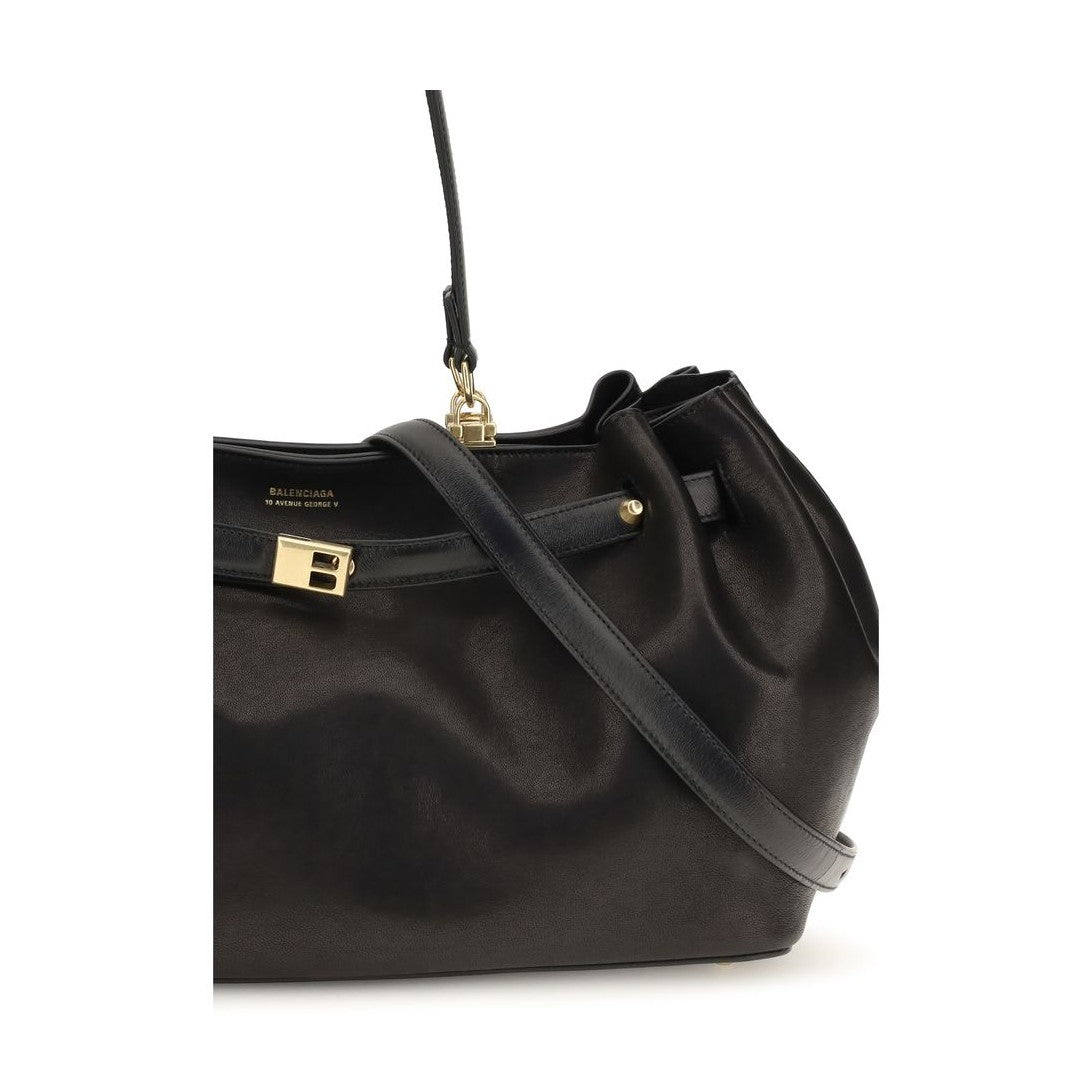 Black Calf Leather Bos Taurus Shoulder Bag