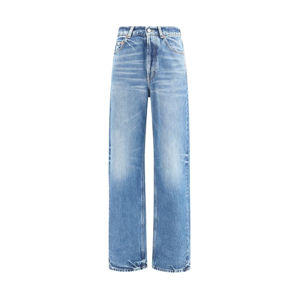 Blue Cotton Jeans Denim