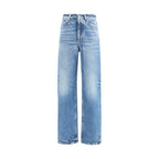 Blue Cotton Jeans Denim