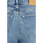 Blue Cotton Jeans Denim