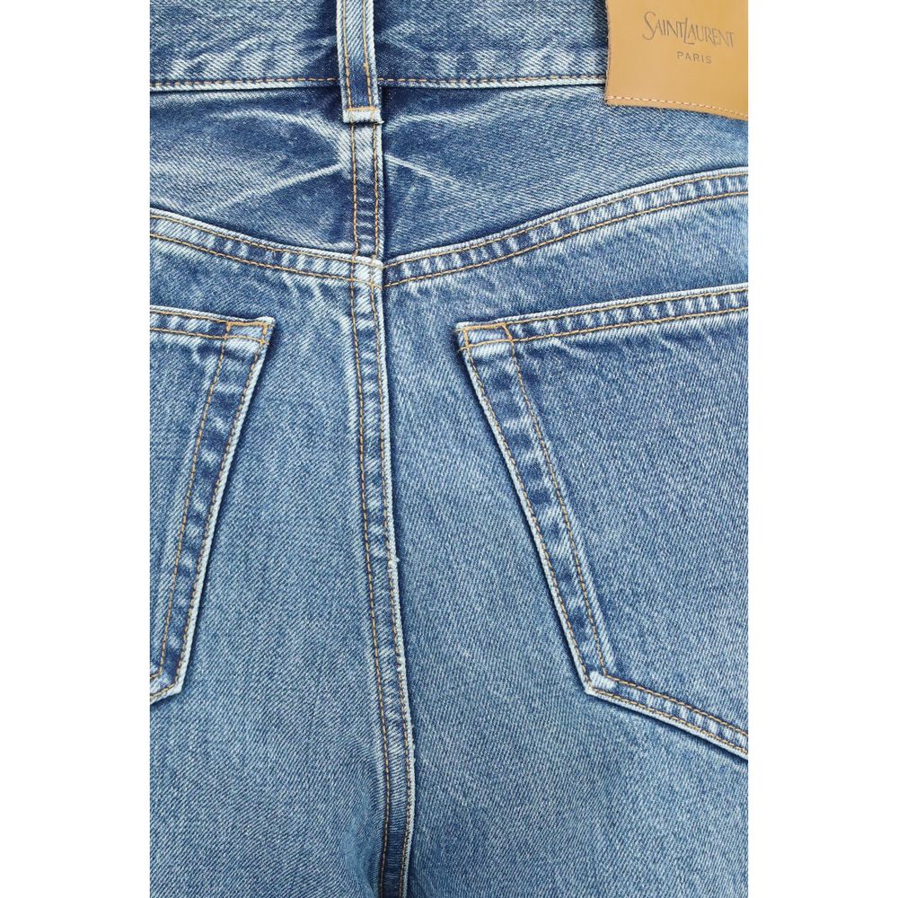 Blue Cotton Jeans Denim