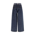 Blue Cotton Jeans Denim