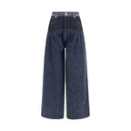Blue Cotton Jeans Denim