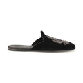 Black Velvet Flats