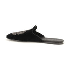 Black Velvet Flats