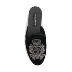 Black Velvet Flats