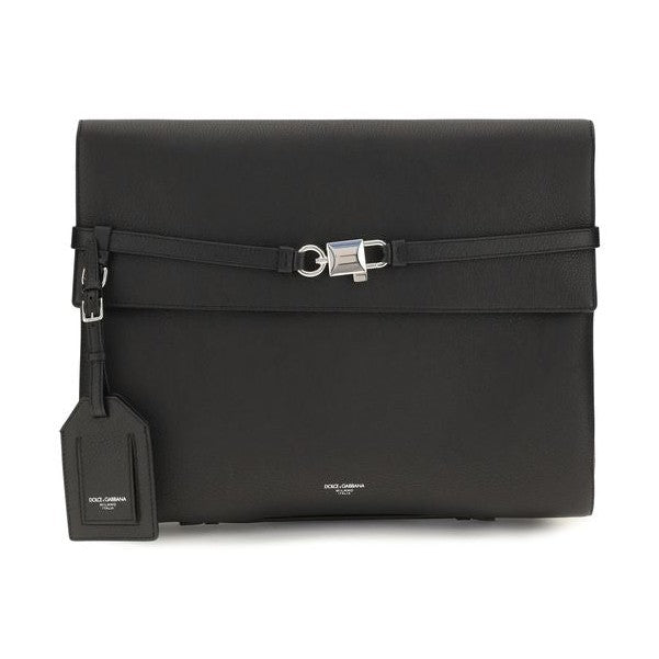 Black Calf Leather Bos Taurus Shoulder Bag