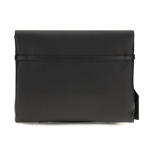 Black Calf Leather Bos Taurus Shoulder Bag