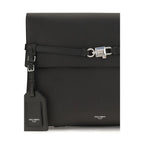 Black Calf Leather Bos Taurus Shoulder Bag