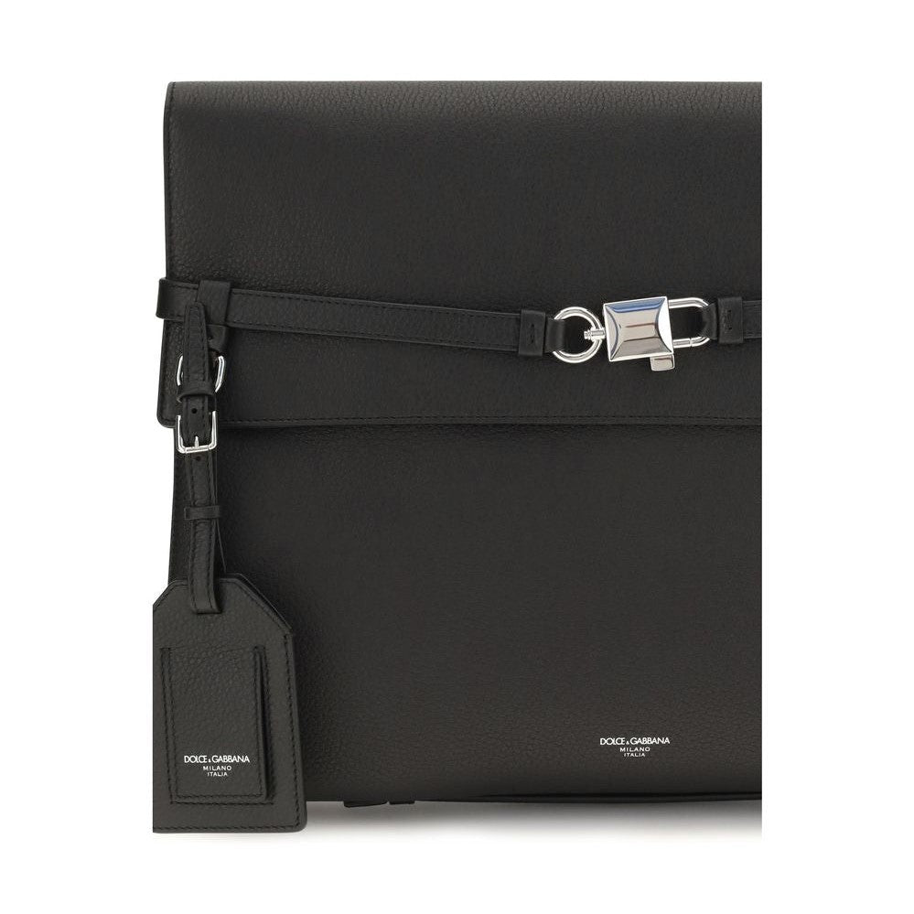 Black Calf Leather Bos Taurus Shoulder Bag