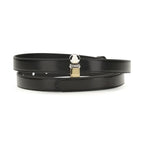 Black Calf Leather Bos Taurus Regular Belt