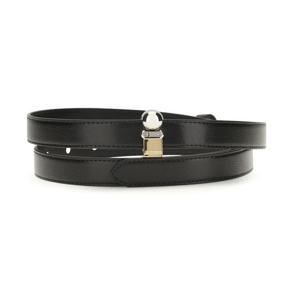 Black Calf Leather Bos Taurus Regular Belt
