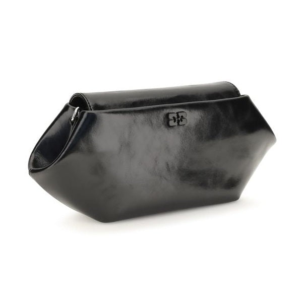 Black Polyethylene Shoulder Bag
