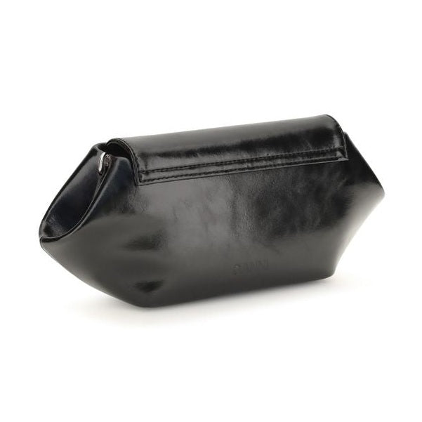 Black Polyethylene Shoulder Bag