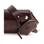 Bordeaux Polyethylene Shoulder Bag