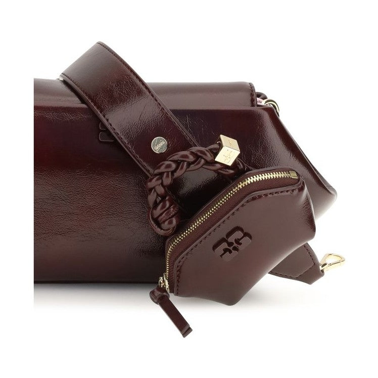 Bordeaux Polyethylene Shoulder Bag