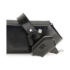 Black Polyethylene Shoulder Bag