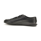 Black Calf Leather Bos Taurus Low Top Sneakers