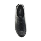 Black Calf Leather Bos Taurus Low Top Sneakers
