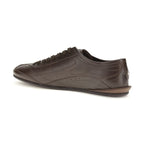 Brown Calf Leather Bos Taurus Low Top Sneakers