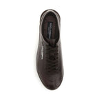 Brown Calf Leather Bos Taurus Low Top Sneakers