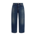 Blue Cotton Relaxed Fit Jeans