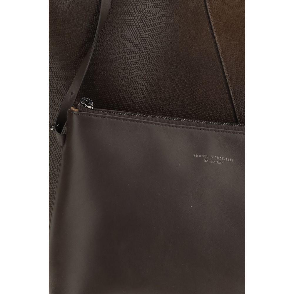 Brown Calf Leather Bos Taurus Shoulder Bag