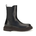 Black Calf Leather Bos Taurus Chelsea Boots
