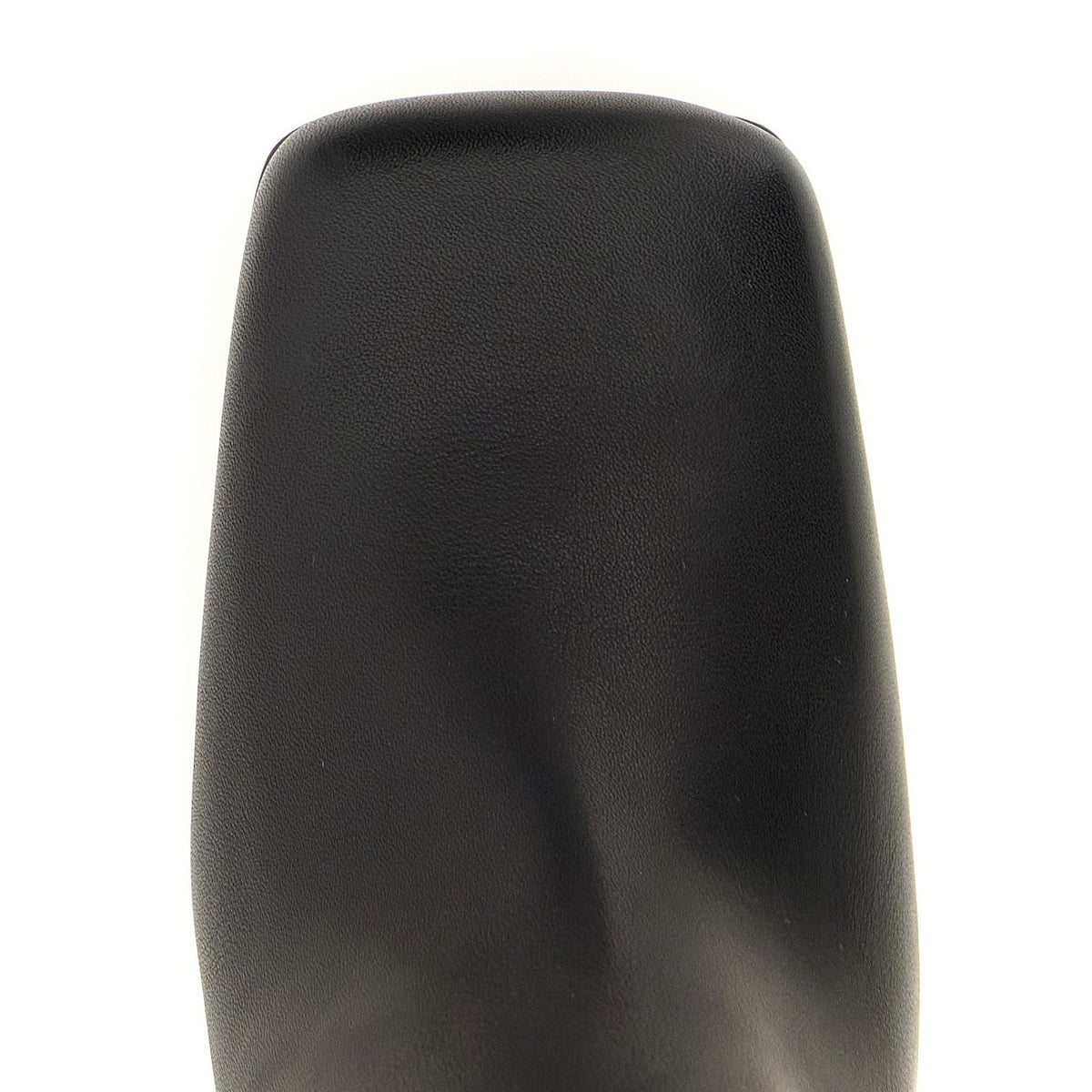 Black Calfskin Over The Knee