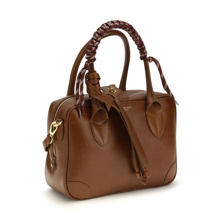 Brown Calf Leather Bos Taurus Handbag
