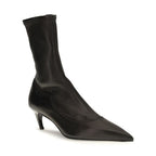 Black Calf Leather Bos Taurus Ankle Boots