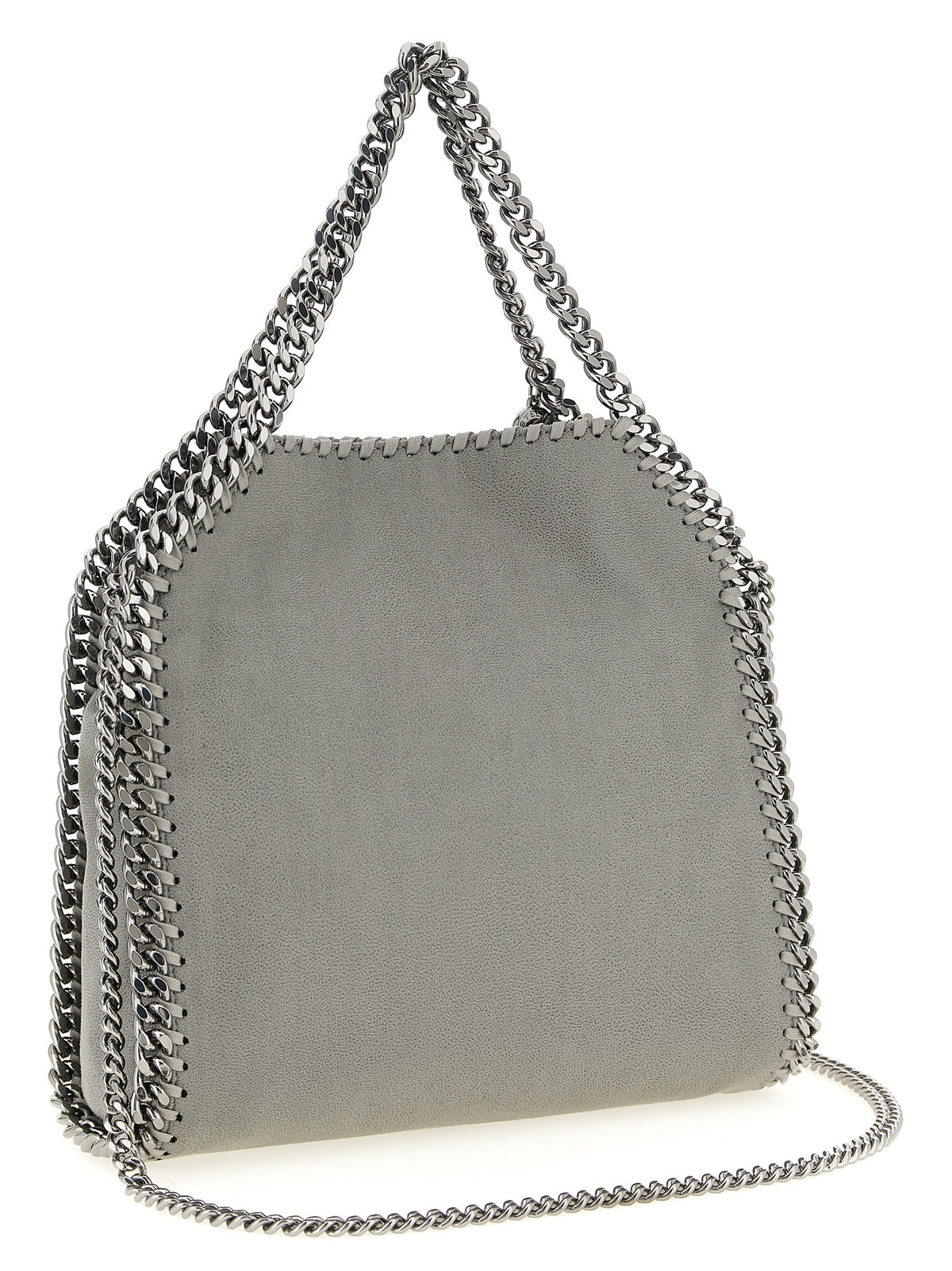 Gray Polyester Handbag