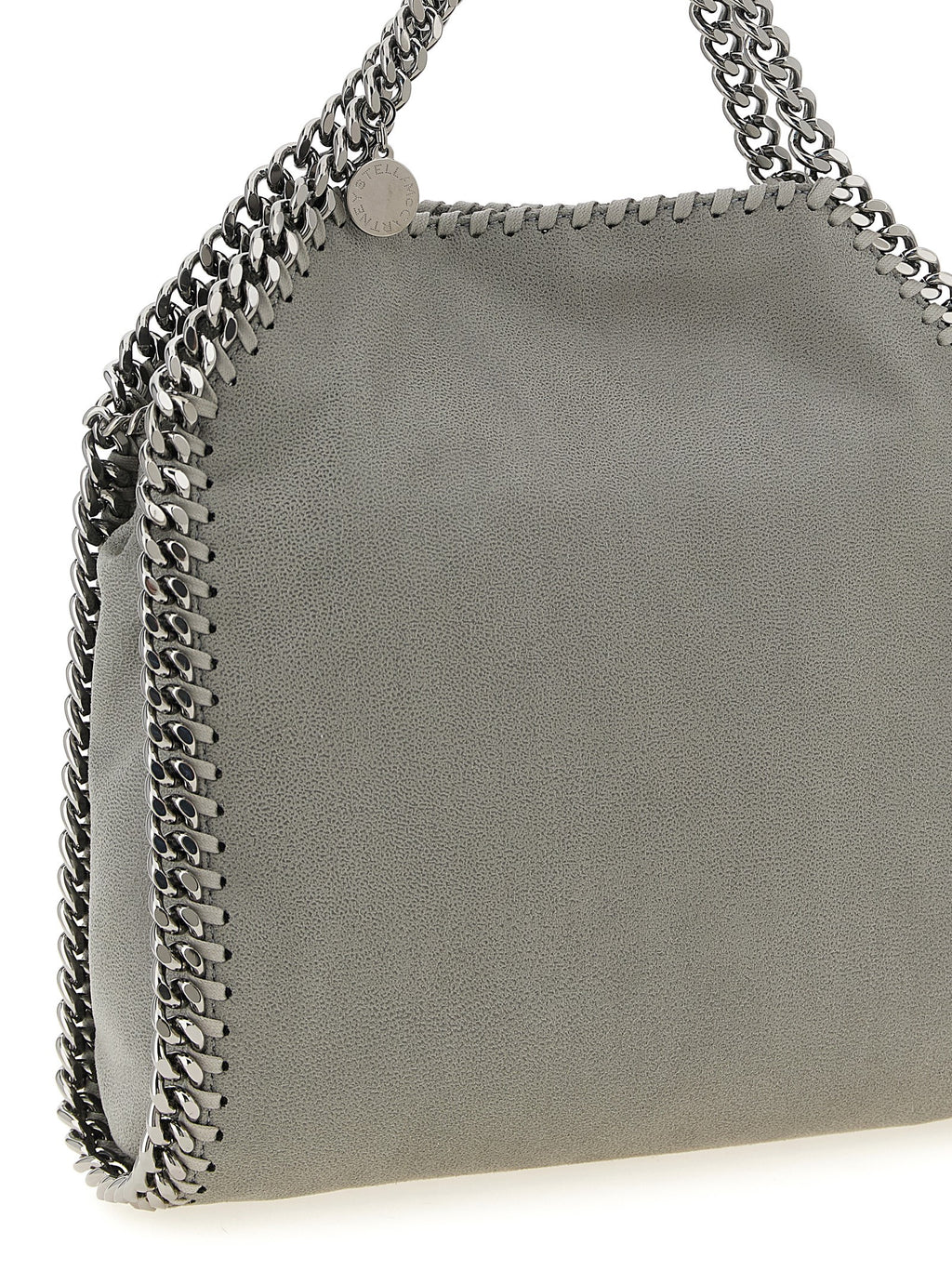 Gray Polyester Handbag