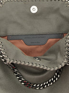 Gray Polyester Handbag