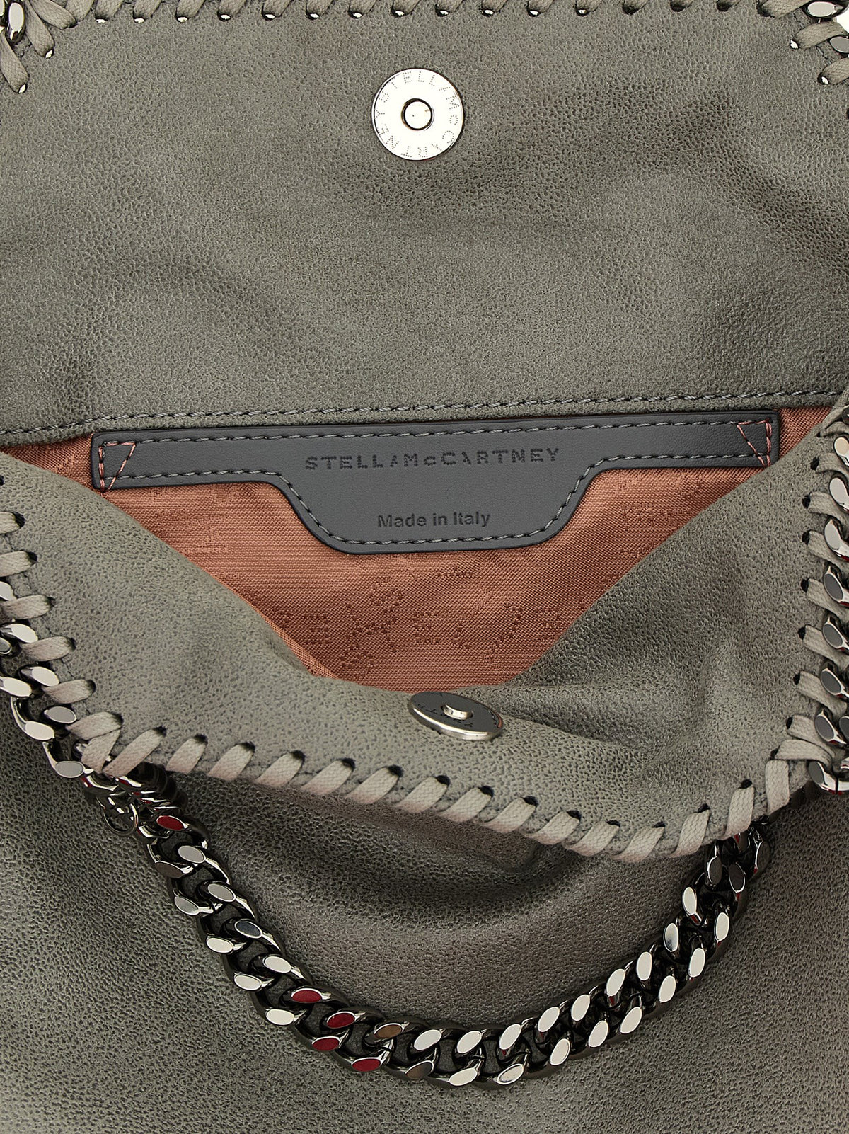 Gray Polyester Handbag