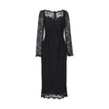 Black Polyamide Casual Dress