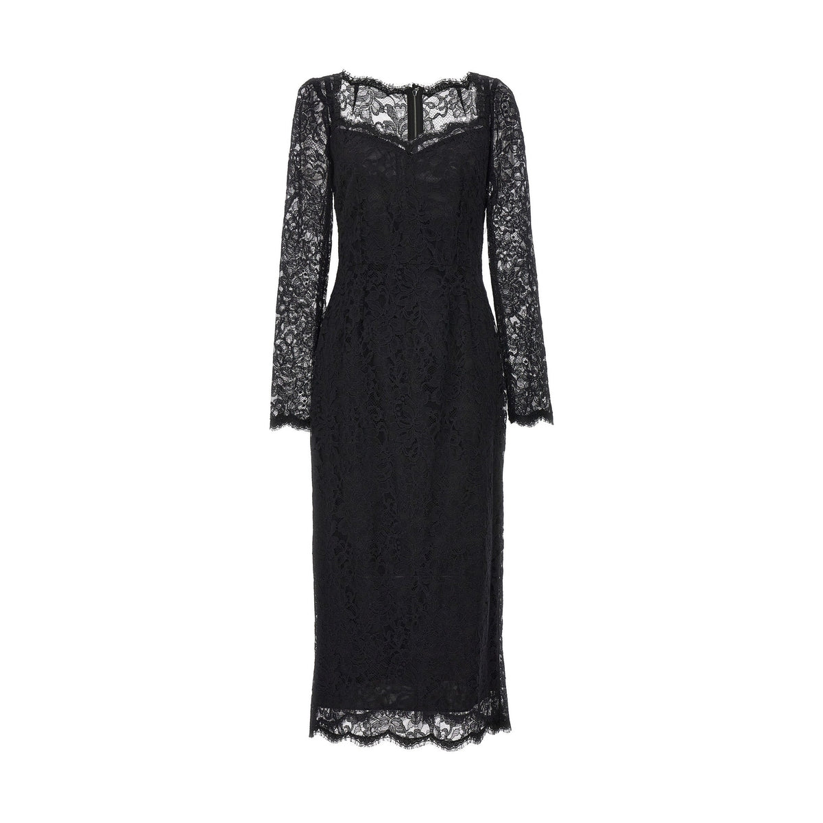 Black Polyamide Casual Dress
