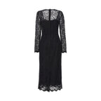 Black Polyamide Casual Dress