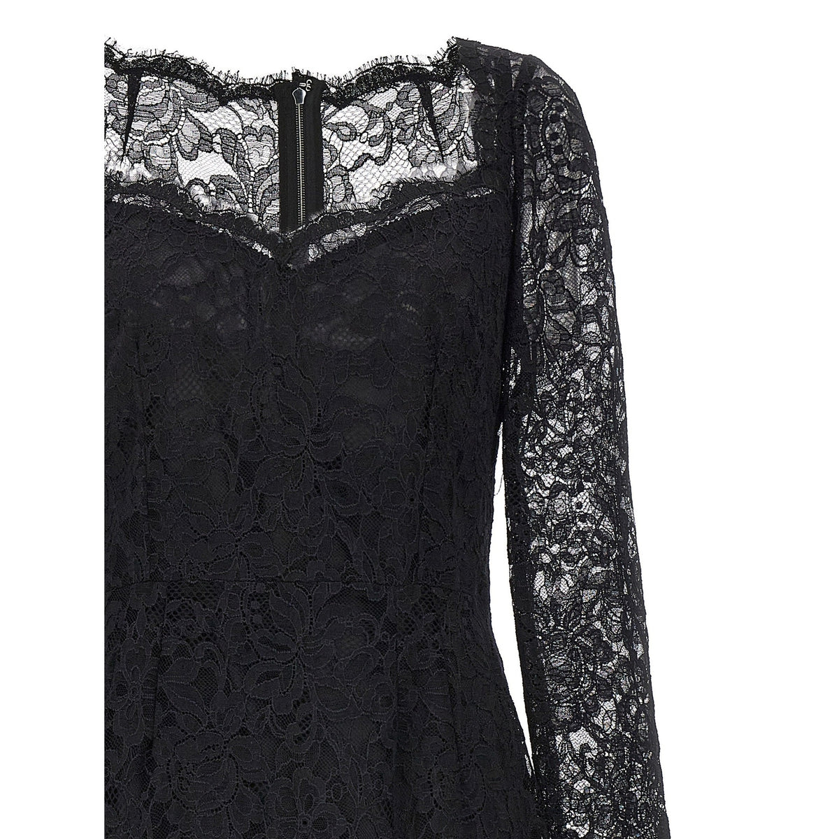 Black Polyamide Casual Dress