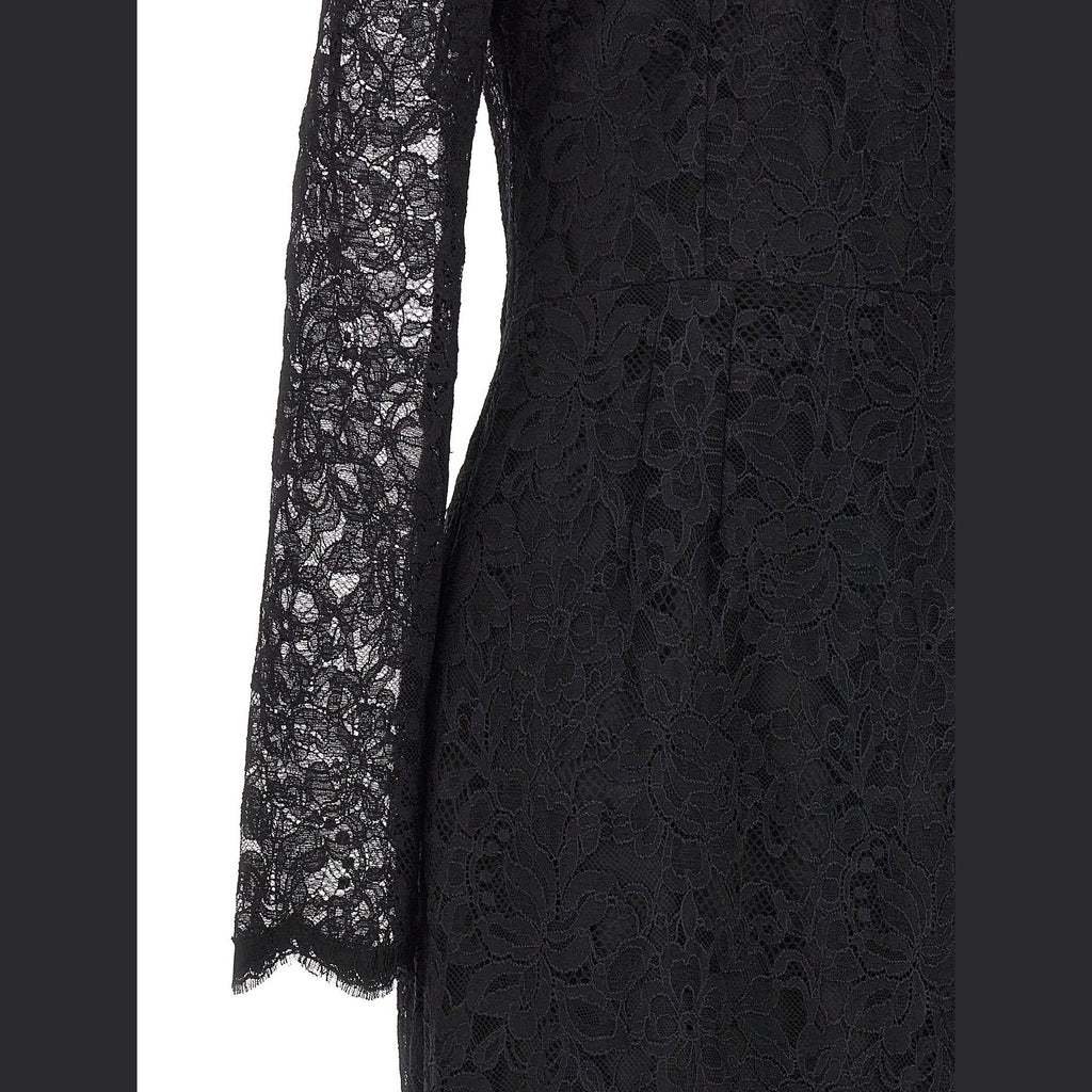 Black Polyamide Casual Dress