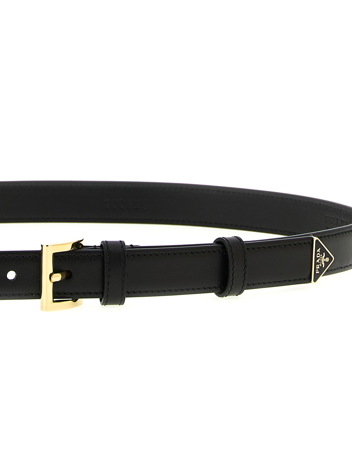 Black Calfskin Regular Belt