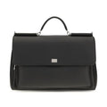 Black Calf Leather Bos Taurus Handbag