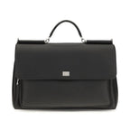 Black Calf Leather Bos Taurus Handbag