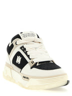 Bicolor Calfskin Athletic Sneakers
