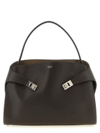 Brown Calfskin Shoulder Bag