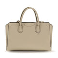 Beige Calf Leather Bos Taurus Handbag