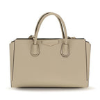 Beige Calf Leather Bos Taurus Handbag
