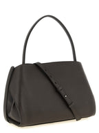 Brown Calfskin Shoulder Bag