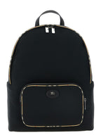 Black Polyester Backpack